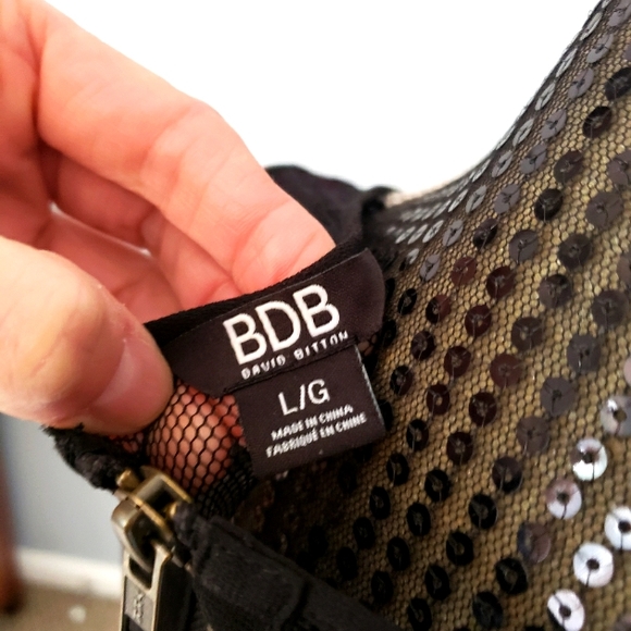 🏝3for$25 Black Lace Overlay Dress - Picture 4 of 4